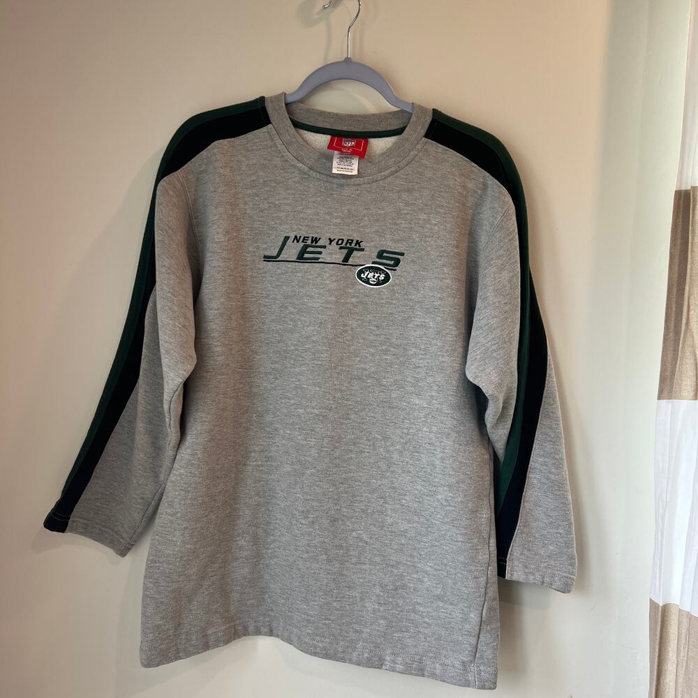 New York Jets Crew Neck Sweatshirt XL Youth